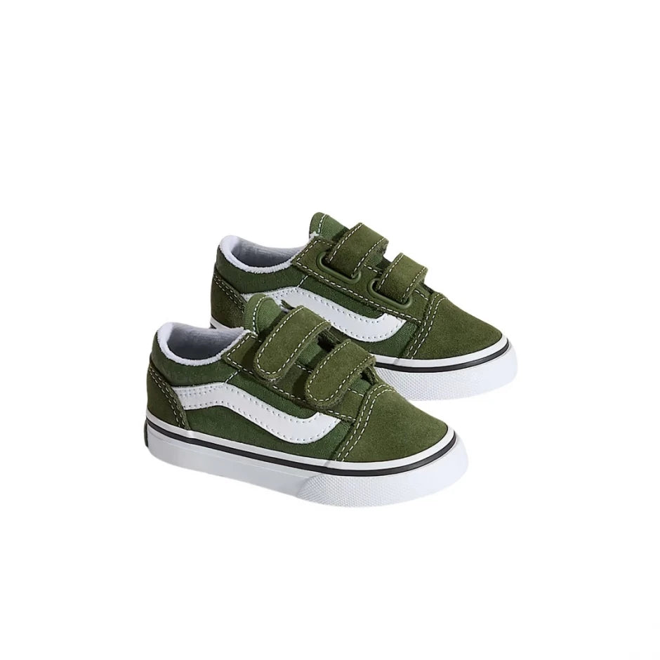 Vans Old Skool V Logo / Alpine Green (Toddler)