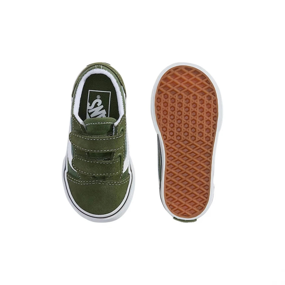 Vans Old Skool V Logo / Alpine Green (Toddler)