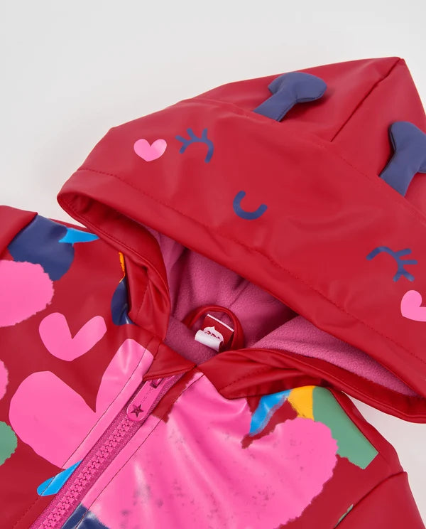 Tuc Tuc - Raincoat with hood and ladybug design