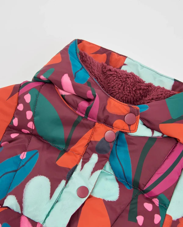 Tuc Tuc - Coat with floral print and vibrant colors