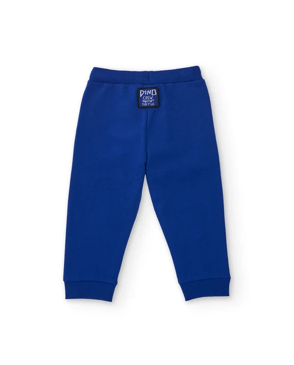 Tuc Tuc - Fleece set with dinosaur-print sweatshirt and trousers