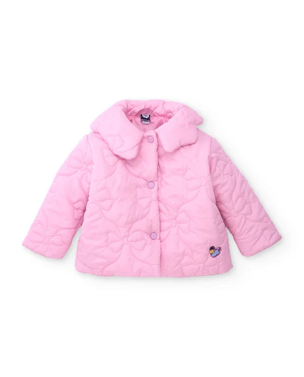 Tuc Tuc - Coat with bow design and thermal insulation