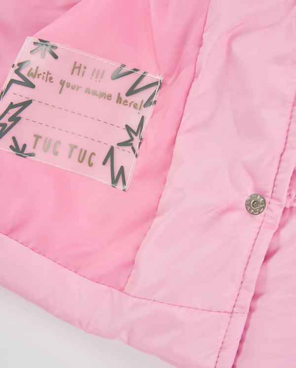 Tuc Tuc - Coat with bow design and thermal insulation