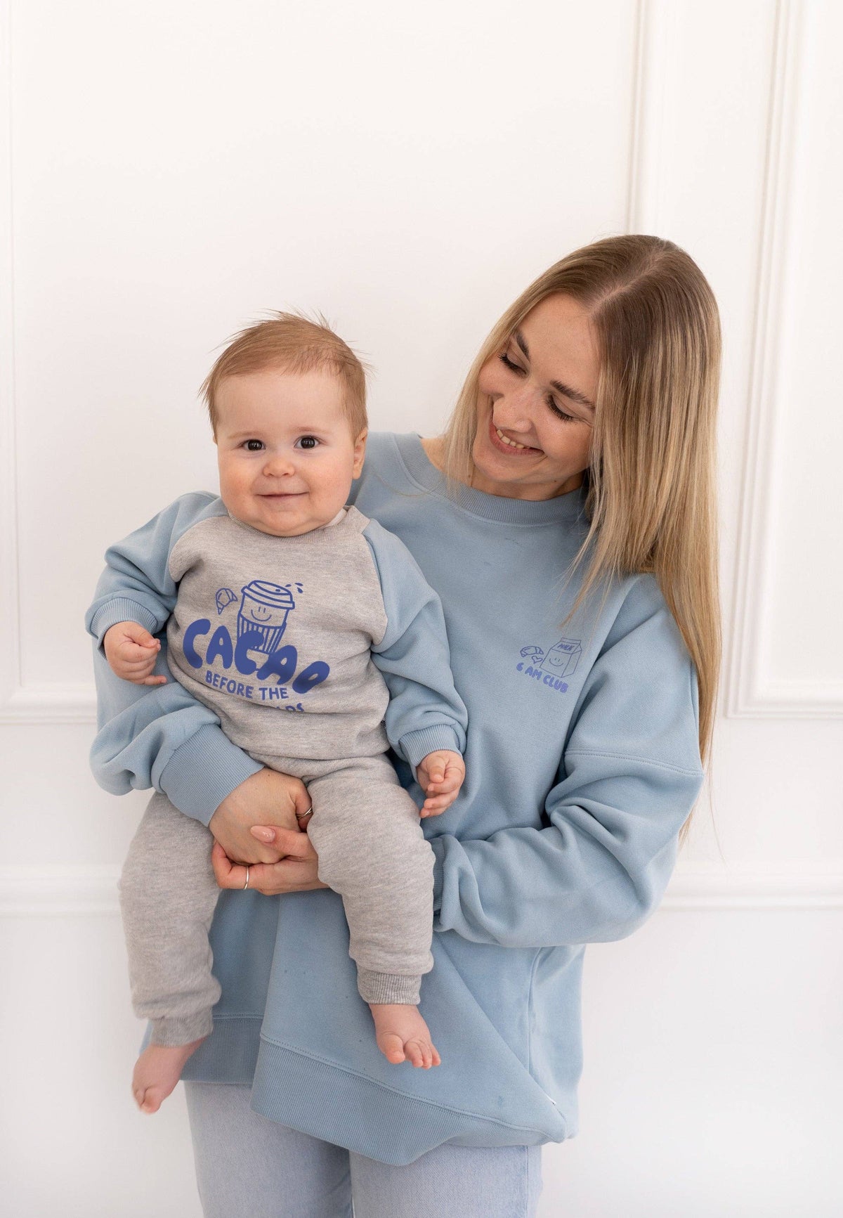 Cacao Πολύχρωμο Φούτερ Έκδοση Mini and Me (Mini)