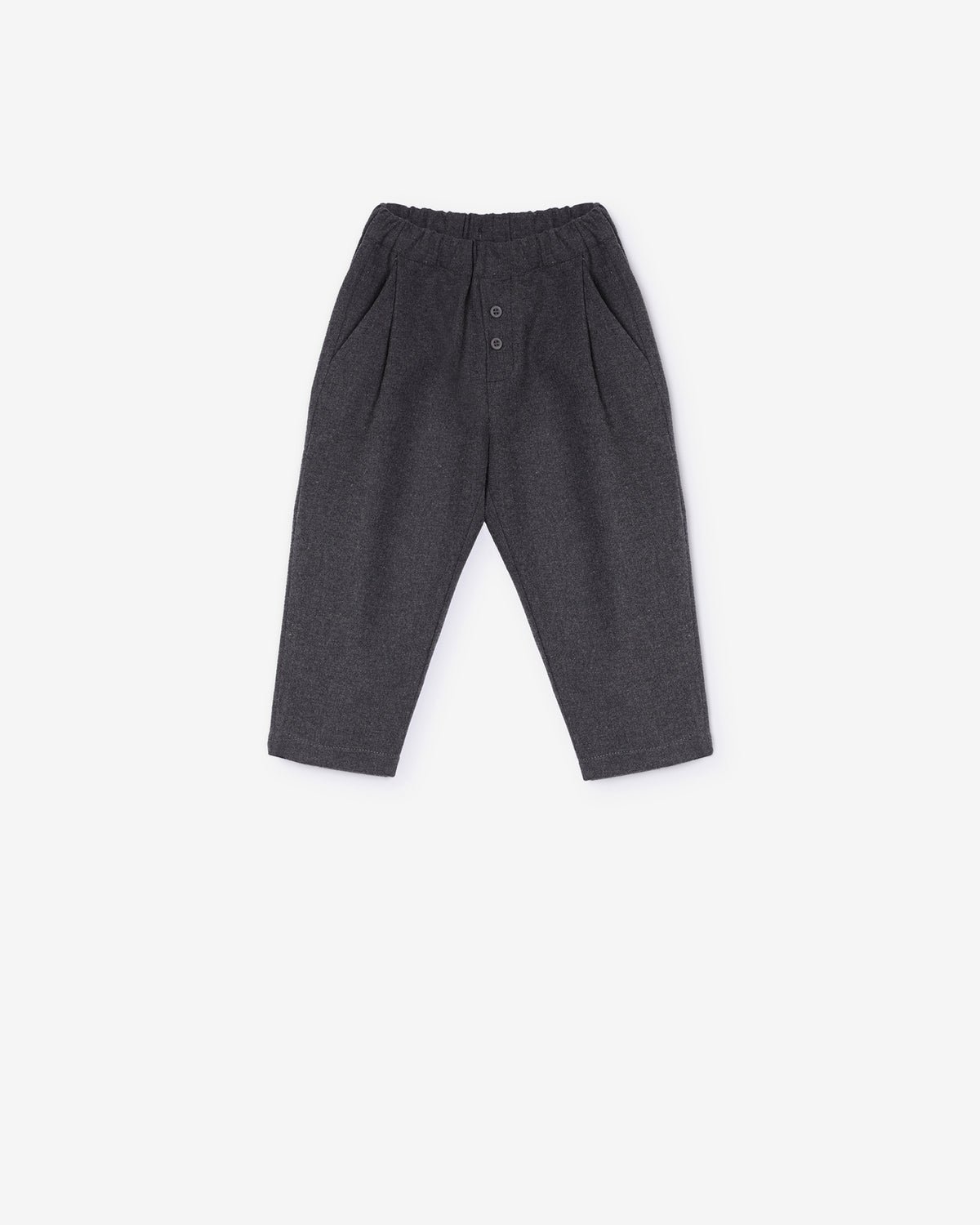 Atlas Flannel Pants - Σκούρο Γκρι