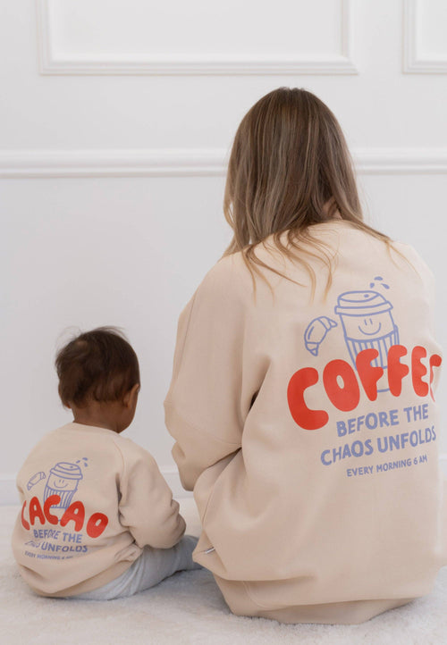 Φούτερ Cacao before Chaos μπεζ Mini and Me Edition (Εγώ)
