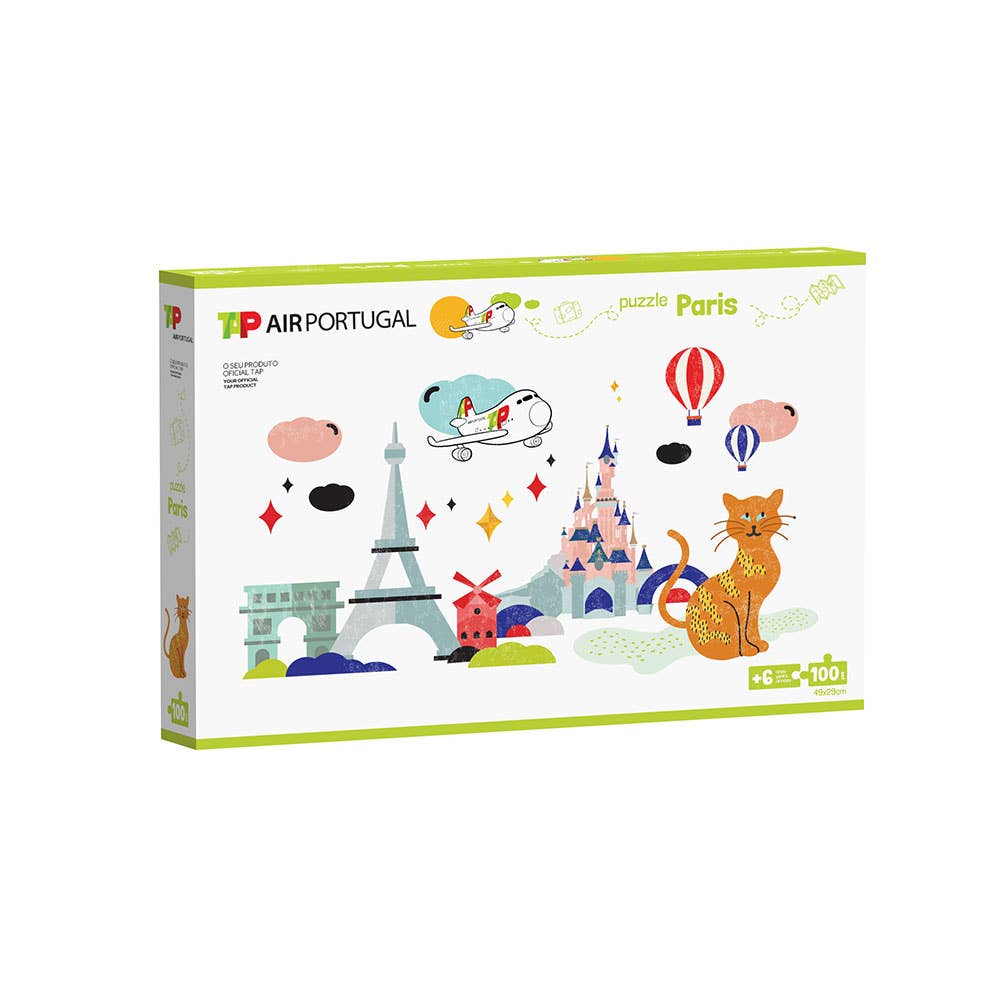 Tap Puzzle Junior Paris 100 Pcs 6+
