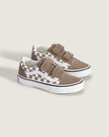 Vans Old Skool V Color Theory Checkerboard / Walnut (Toddler)