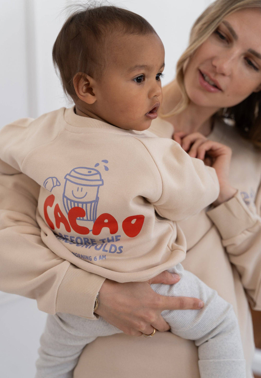 Φούτερ Cacao before Chaos μπεζ Mini and Me Edition (Εγώ)