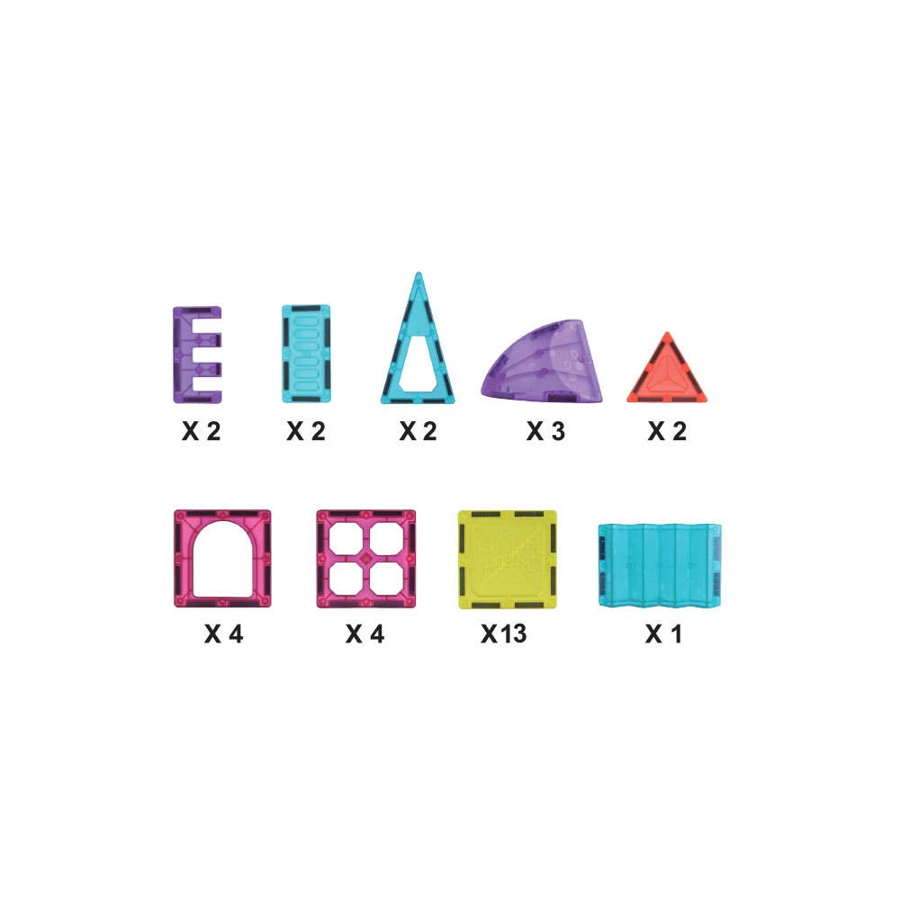 Magnetic Shapes Game 33 Pcs