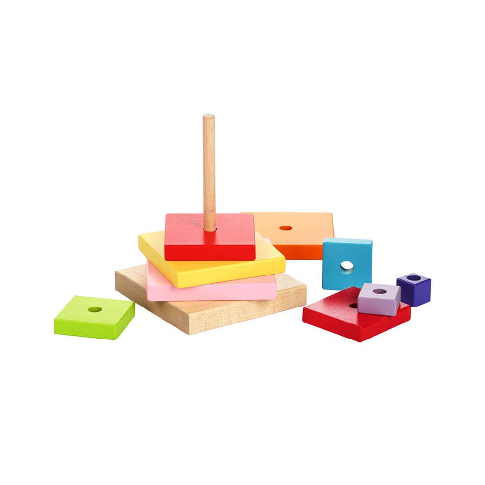 Cubika Ξύλινη Πυραμίδα 9 Τμχ