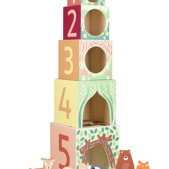 Tutete - Κύβοι Στοίβαξης Woodland Orange Tree Toys