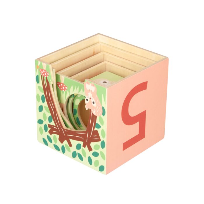 Tutete - Κύβοι Στοίβαξης Woodland Orange Tree Toys